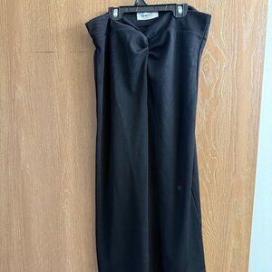 Black Midi Pencil Skirt